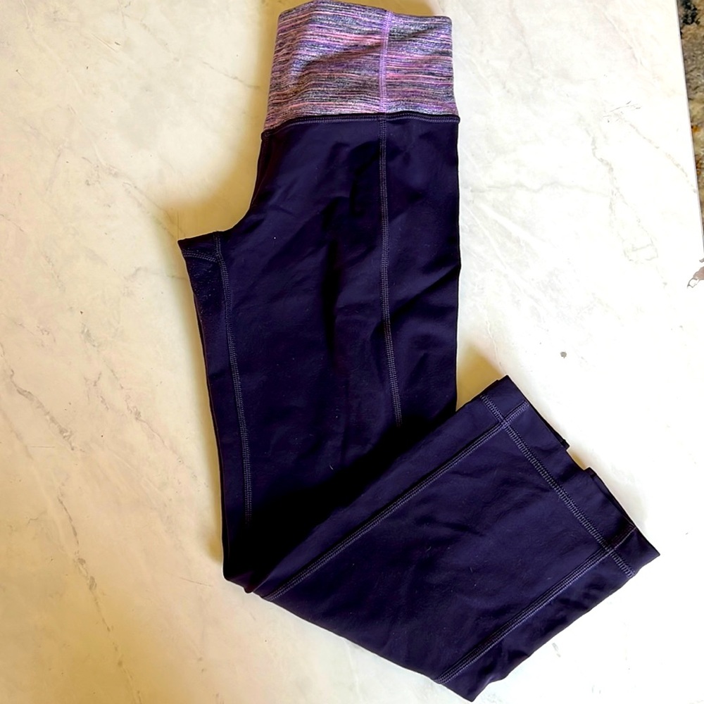Lululemon wide leg yoga workout pants